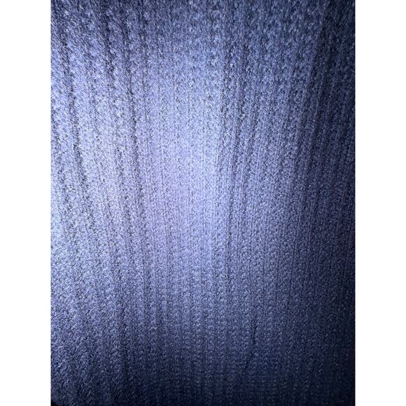 NWT Zadig & Voltaire Jared Cashmere Scarf Navy Blue - Picture 4 of 5